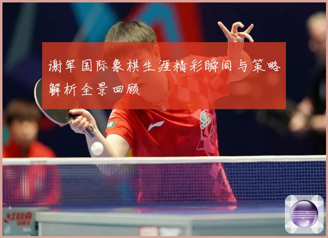 谢军国际象棋生涯精彩瞬间与策略解析全景回顾